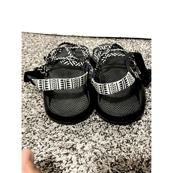 Chaco Black and White Sandals - Picture 2 of 8